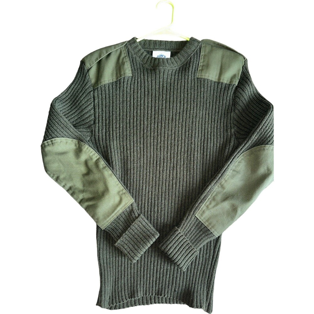 Vintage DSCP Valor Military Wool Commando Sweater Mens 42 Green Tactical Gorpcor